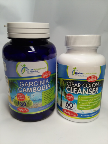 Garcinia Cambogia (180 Capsules) + Colon Cleanse